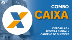 Combo Curso Online + Apostila Digital e Caderno de Questões - CAIXA